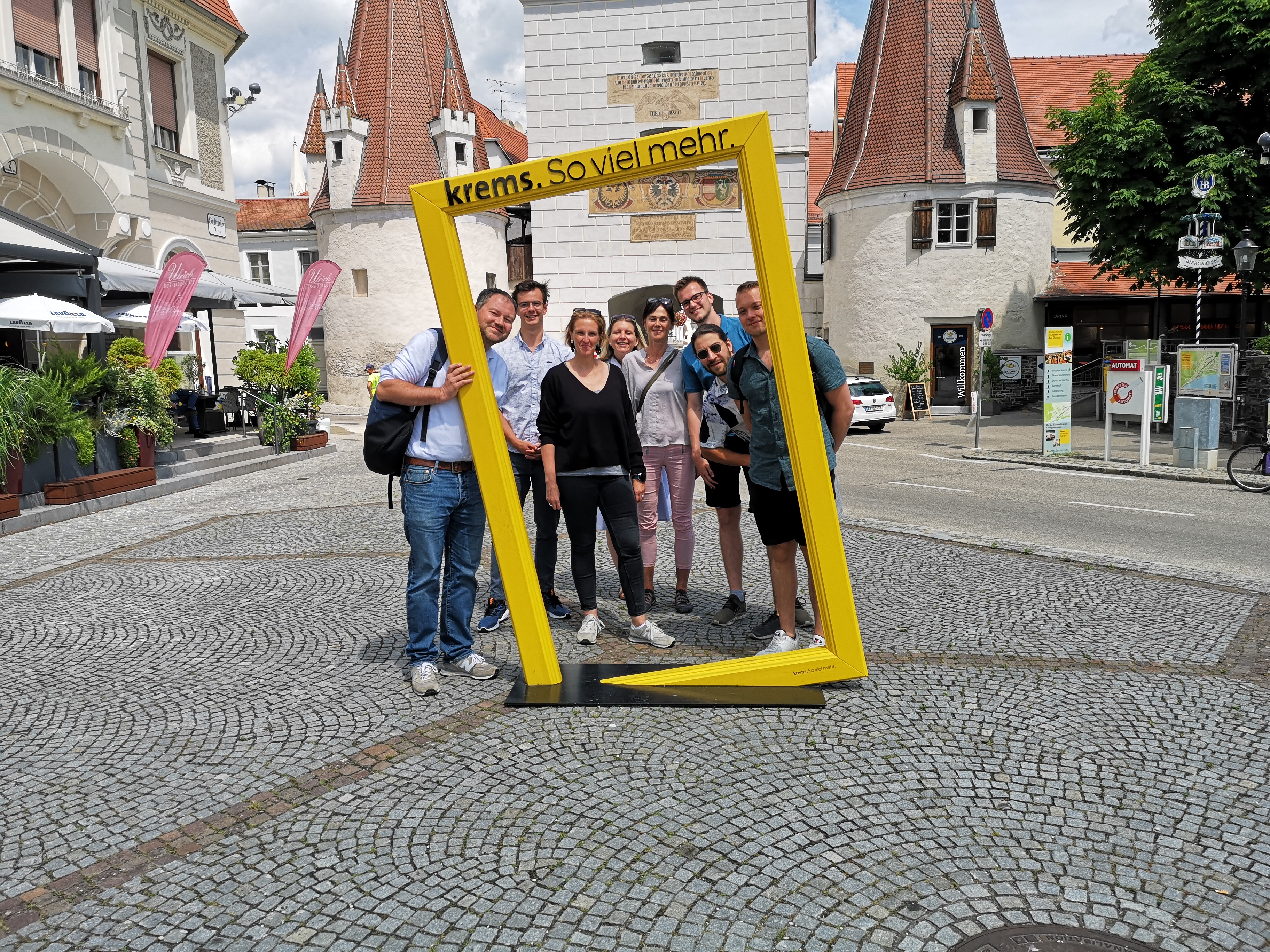 Gruppenfoto in Krems