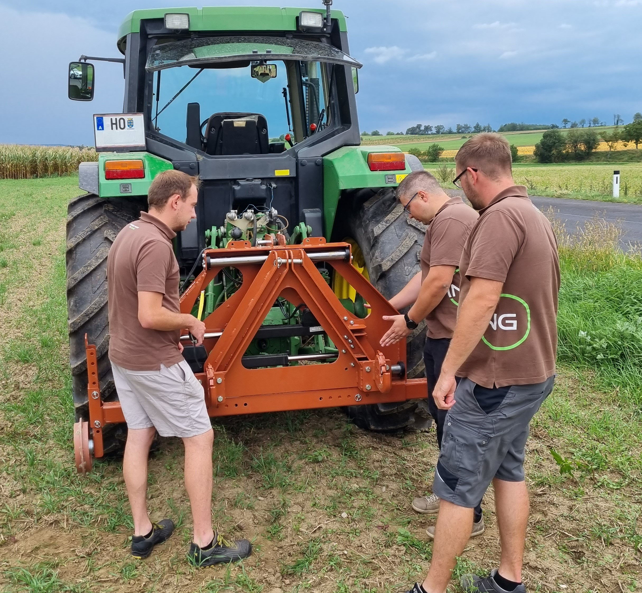 Farming Team mit Traktor