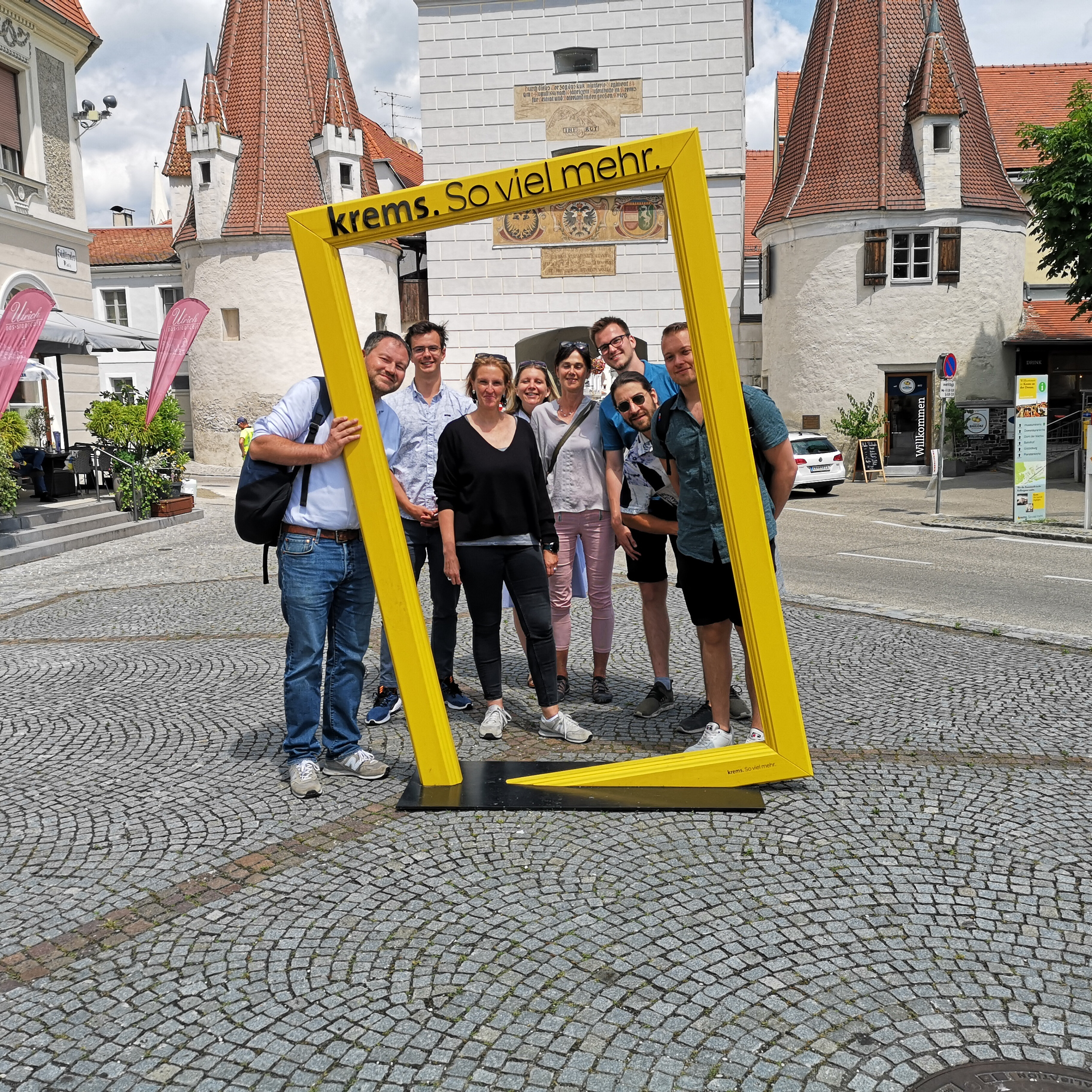 Gruppenfoto in Krems